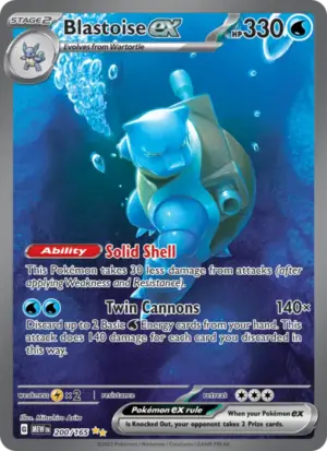 Blastoise ex – 151 – 200/165