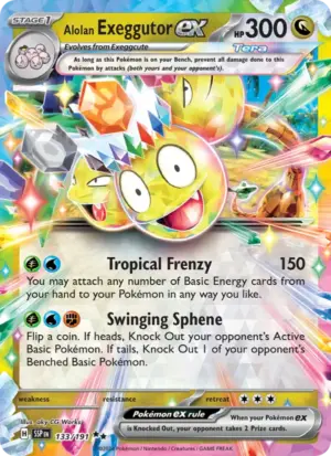 Alolan Exeggutor ex – Surging Sparks – 133/191