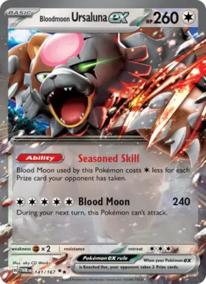 Bloodmoon Ursaluna ex – Twilight Masquerade – 141/167