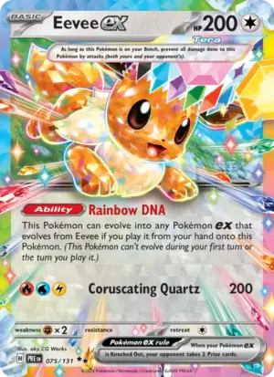 Eevee ex – Prismatic Evolutions – 075/131