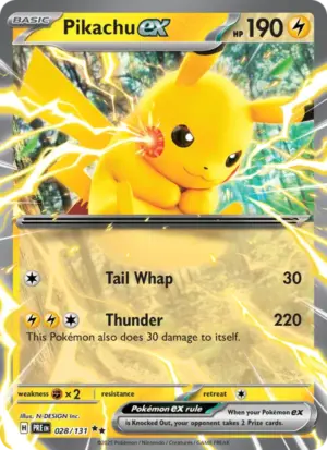 Pikachu ex – Prismatic Evolutions – 028/131