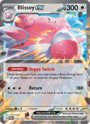 Blissey ex – Twilight Masquerade – 134/167