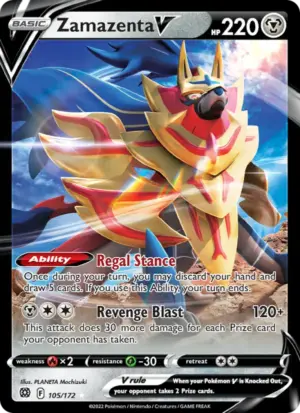 Zamazenta V – Brilliant Stars – 105/172
