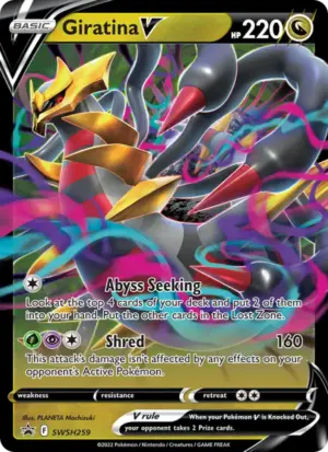 Giratina V – SWSH Black Star Promos – SWSH259/307