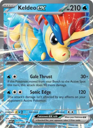 Keldeo ex – White Flare – 030/86
